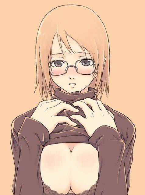 [54 sheets] Two-dimensional Erofeci image of cute glasses daughters. 38 23