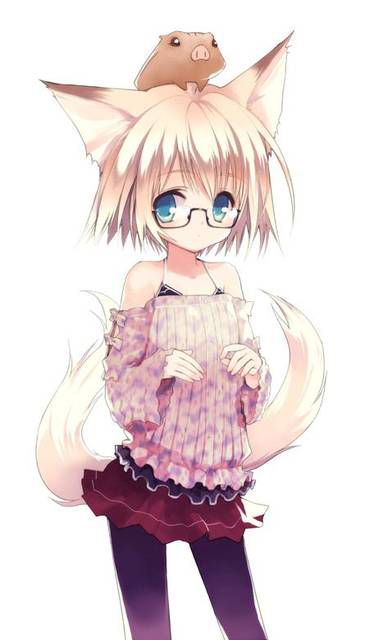 [54 sheets] Two-dimensional Erofeci image of cute glasses daughters. 38 4