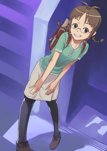 [54 sheets] Two-dimensional Erofeci image of cute glasses daughters. 38 7