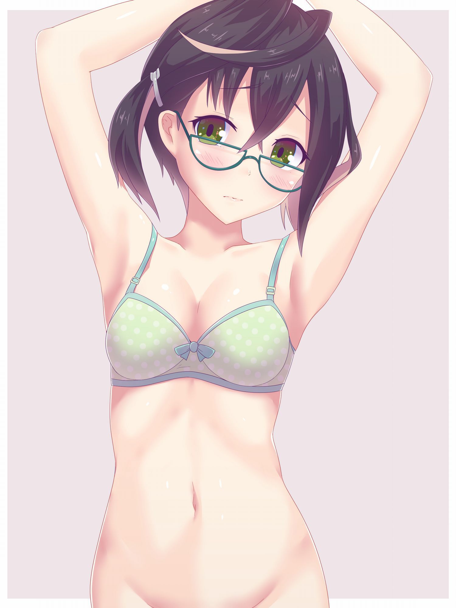 【Secondary erotic】 Secondary images of cute glasses girls that look good are here 9