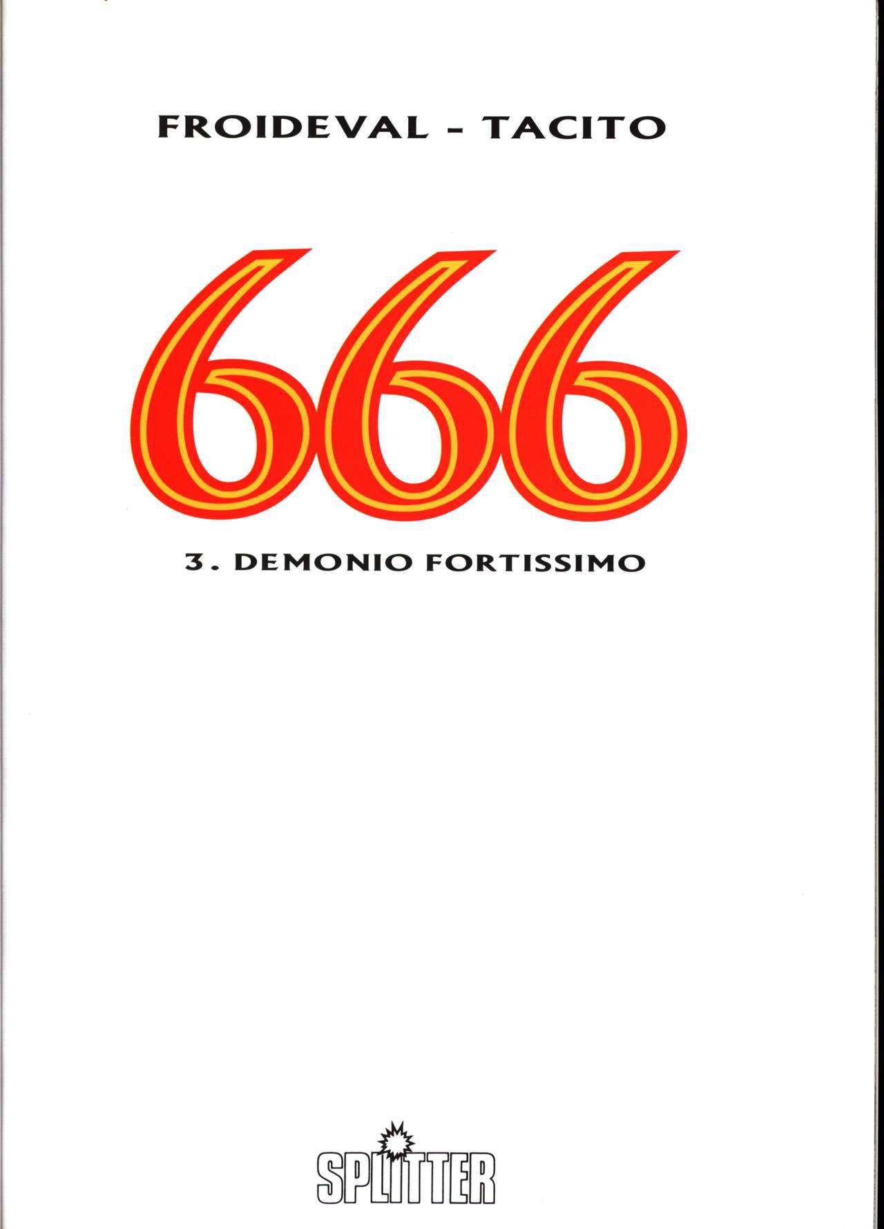 [Franck Tacito & François Froideval] 666 #03 : Demonio Fortissimo [German] 2