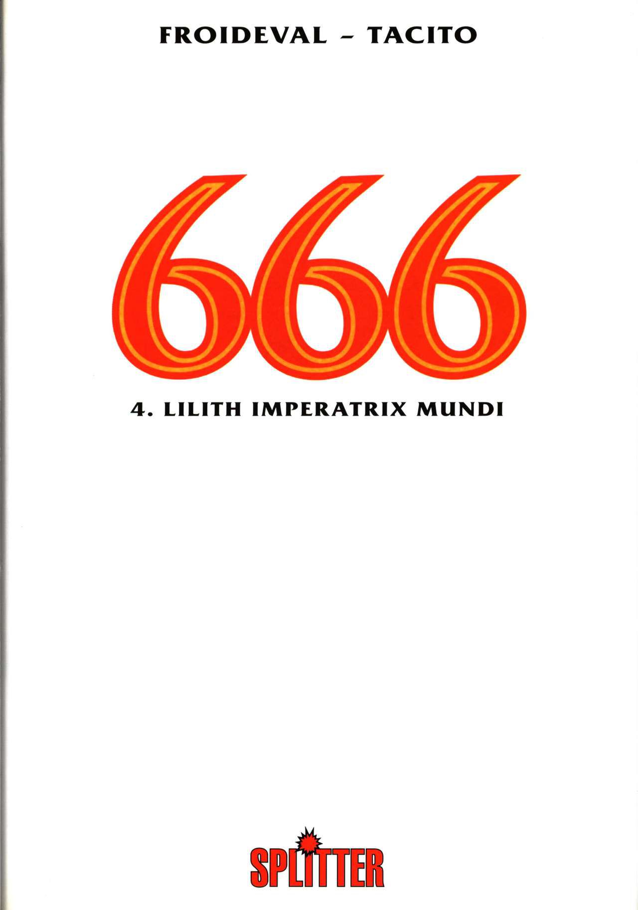[Franck Tacito & François Froideval] 666 #04 : Lilith Imperatrix Mundi [German] 2