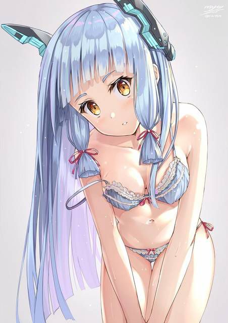 I want an erotic picture of blue hair! 16