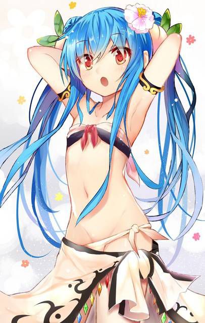 Take a Shikoreru secondary picture with blue hair! 28