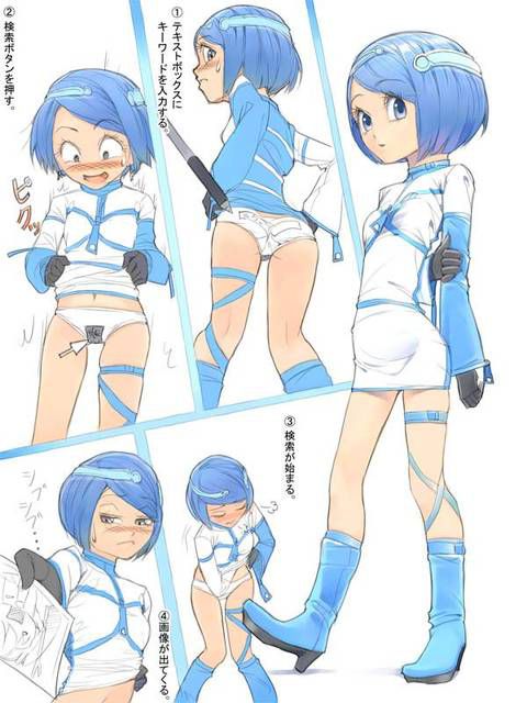 Take a Shikoreru secondary picture with blue hair! 32
