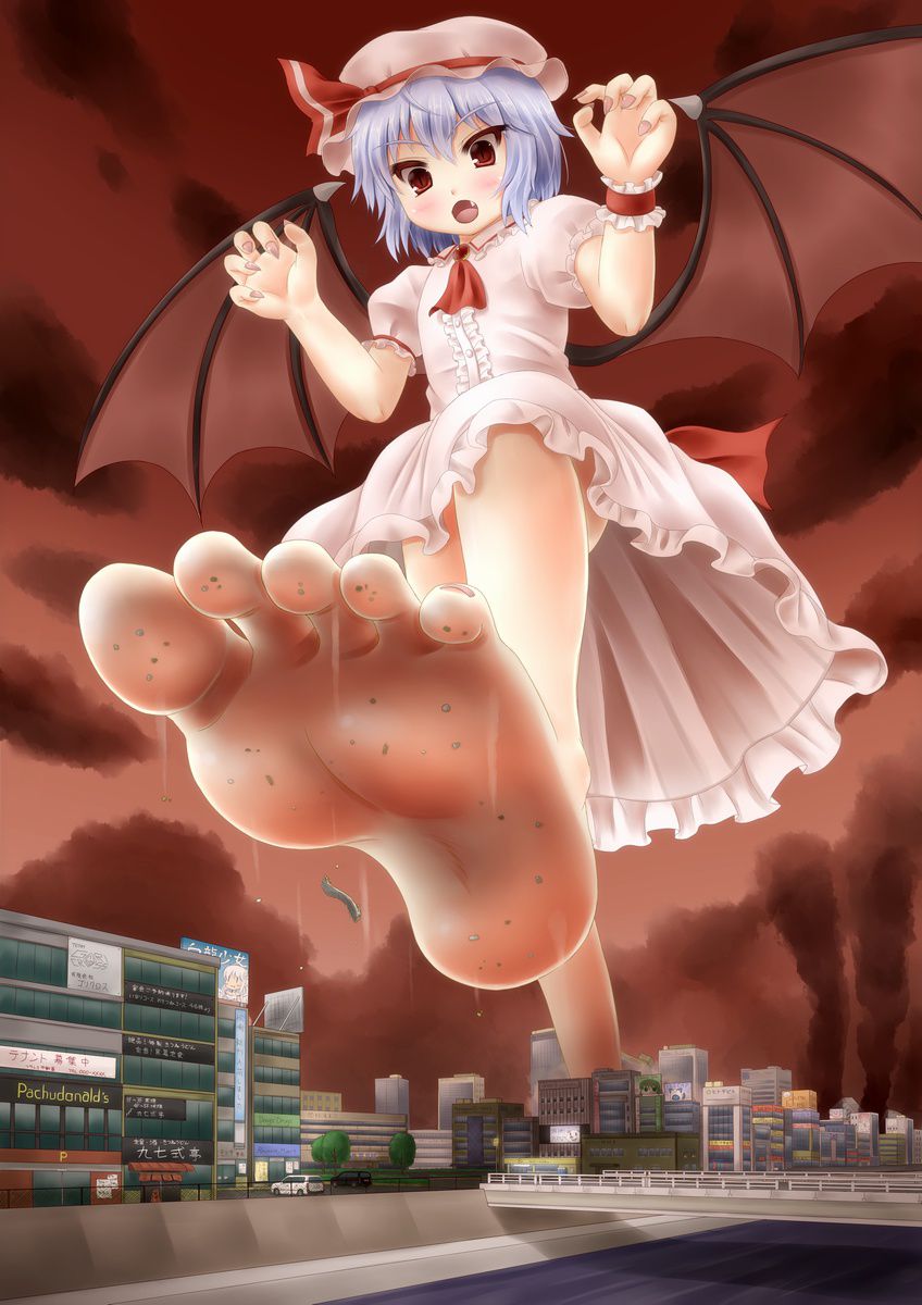 [Sizefeci] Image of a huge daughter attacking the city! Part7 14