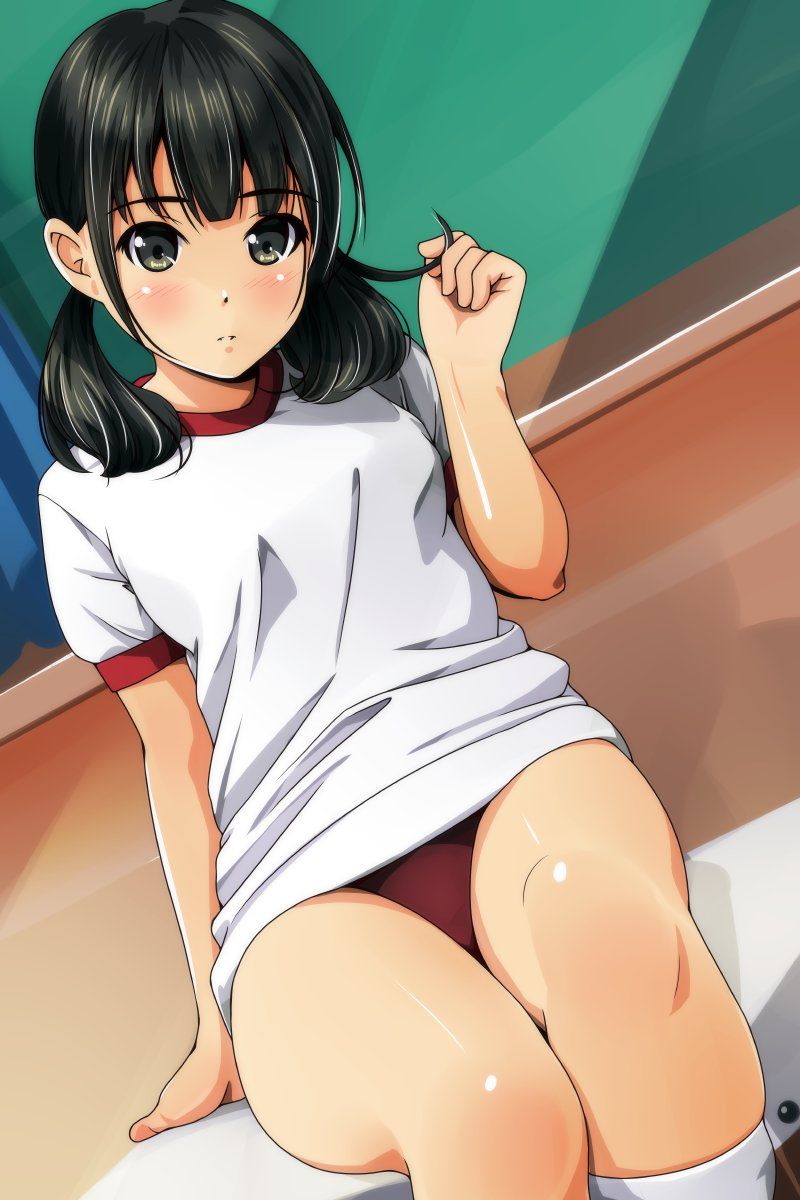 Second erotic image of a girl in gym clothes and bloomers Figure 10 14
