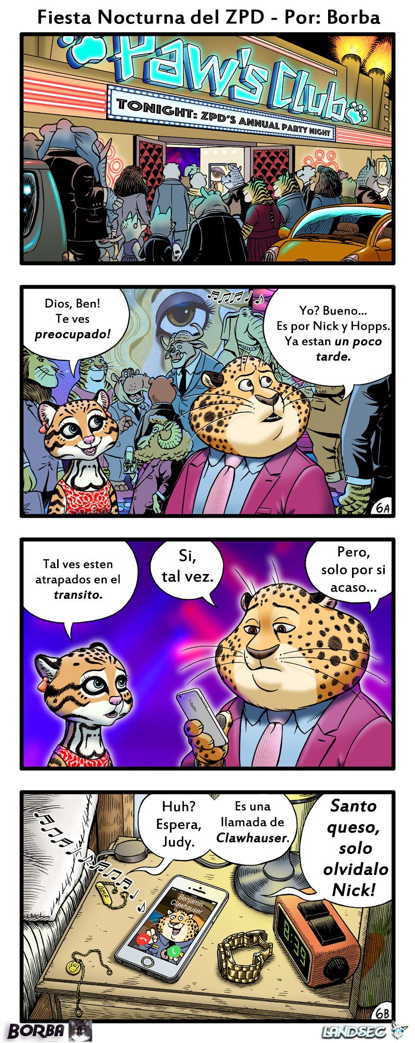 [Borba] ZPD's Party Night (Zootopia) (Spanish) [Landsec] http://borba.deviantart.com/ 6