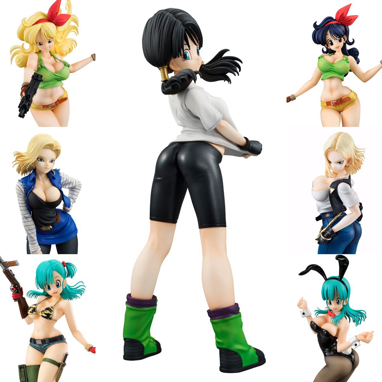 [Figures] Android 18, Bulma, Lunch & Videl MEGAHOUSE Dragon Ball Figures 1