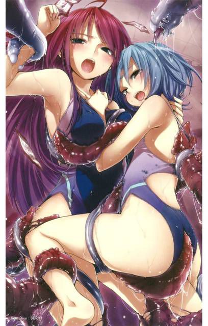 [53 pieces] insult secondary erotic image collection to attack the girl heinous tentacle! 34 33
