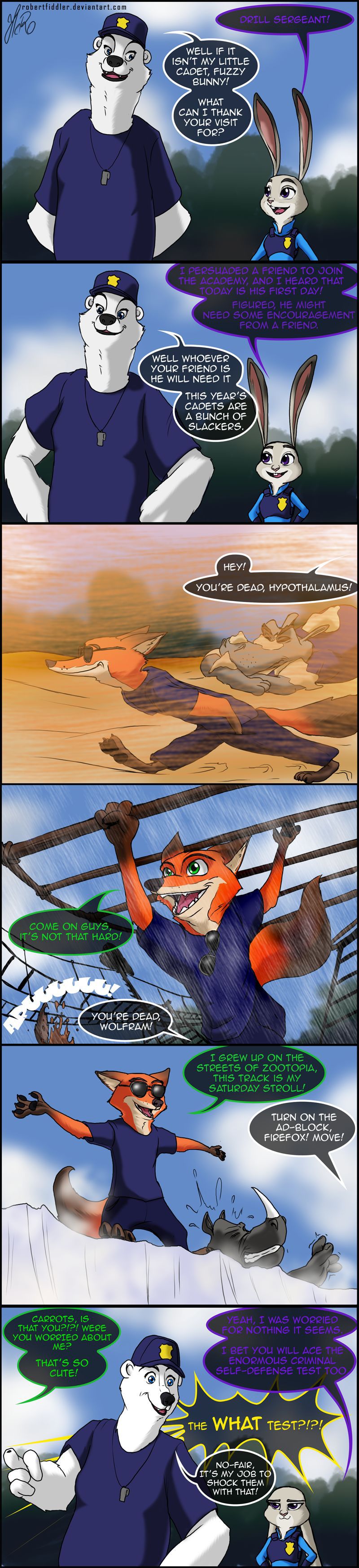 [RobertFiddler] Training (Zootopia) (English) http://robertfiddler.deviantart.com 1