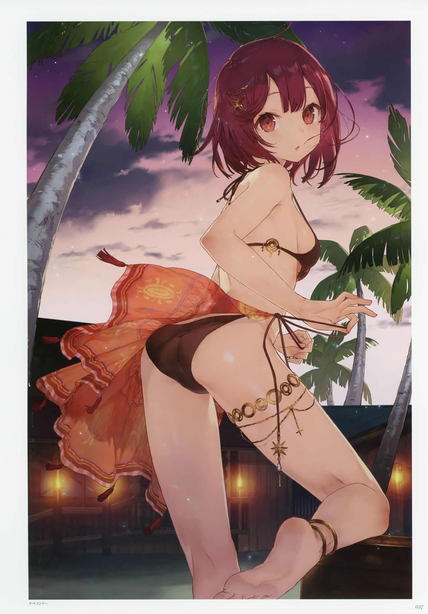 [Secondary/ZIP] Rainbow Image Summary of a cute girl is a swimsuit 11
