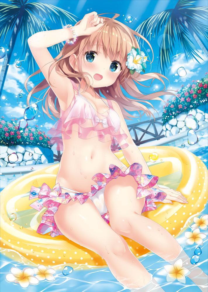 [Secondary/ZIP] Rainbow Image Summary of a cute girl is a swimsuit 4