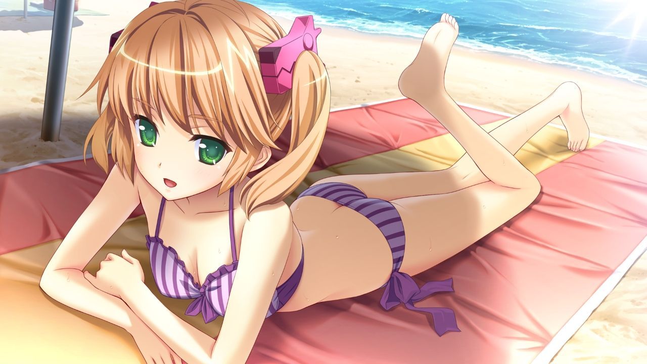 [Secondary/ZIP] Rainbow Image Summary of a cute girl is a swimsuit 44
