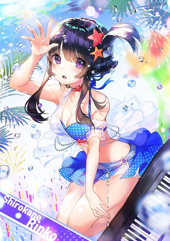 [Secondary/ZIP] Rainbow Image Summary of a cute girl is a swimsuit 45