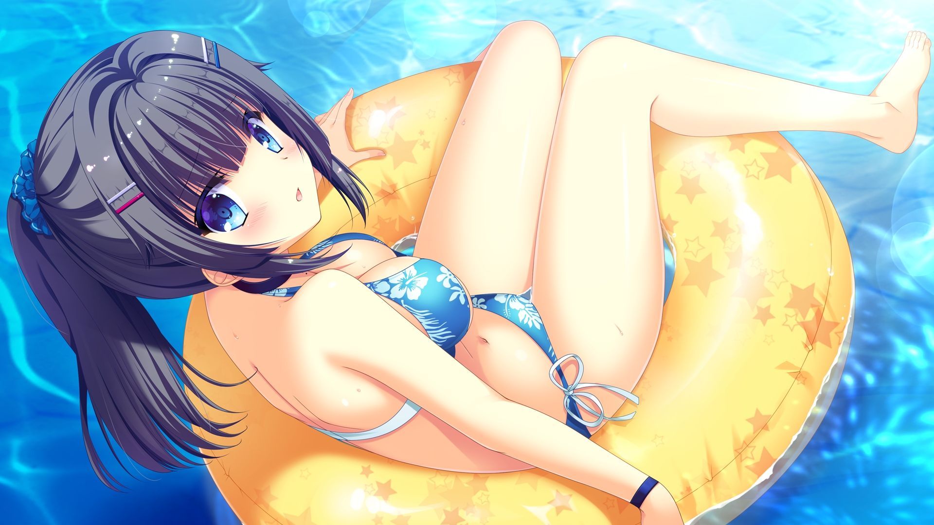 [Secondary/ZIP] Rainbow Image Summary of a cute girl is a swimsuit 48