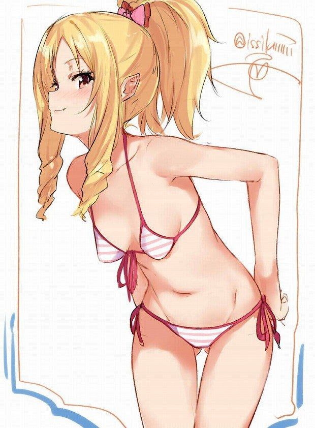 [31 Eromanga] The swimsuit image of high degree of the Elf Yamada 14