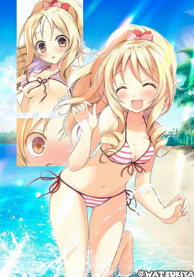 [31 Eromanga] The swimsuit image of high degree of the Elf Yamada 21