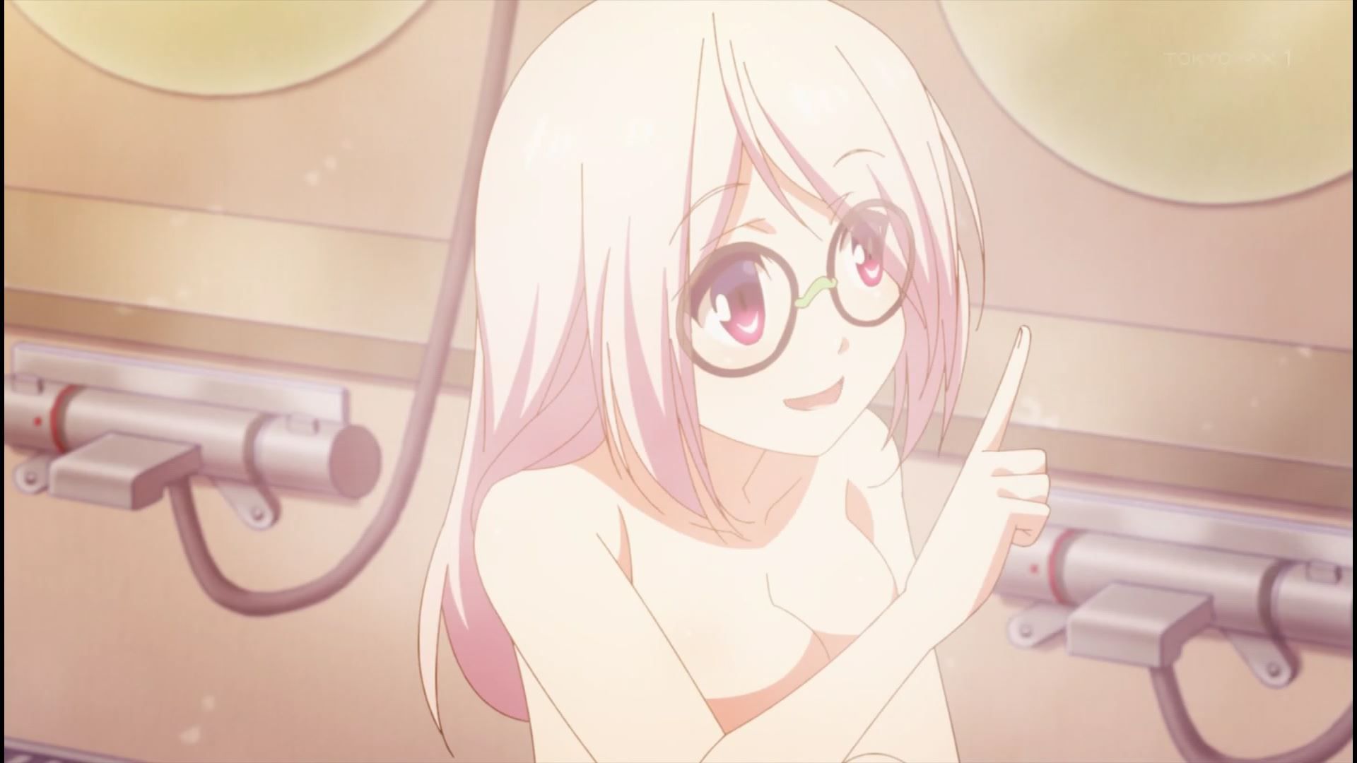 Erotic breasts and naked figure in erotic bathing scene of girls in the anime [Music girl] 2 story! 6