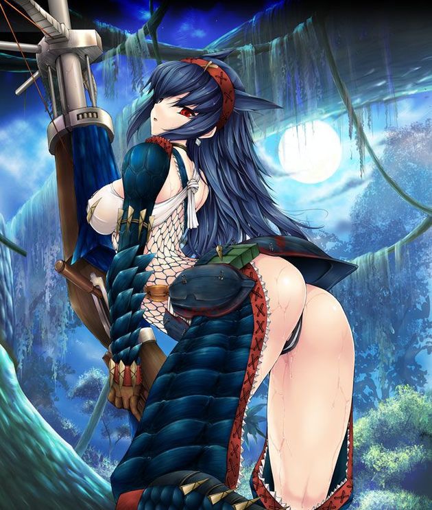 [Secondary image] I put the image of the most erotic character in Mon Han 7