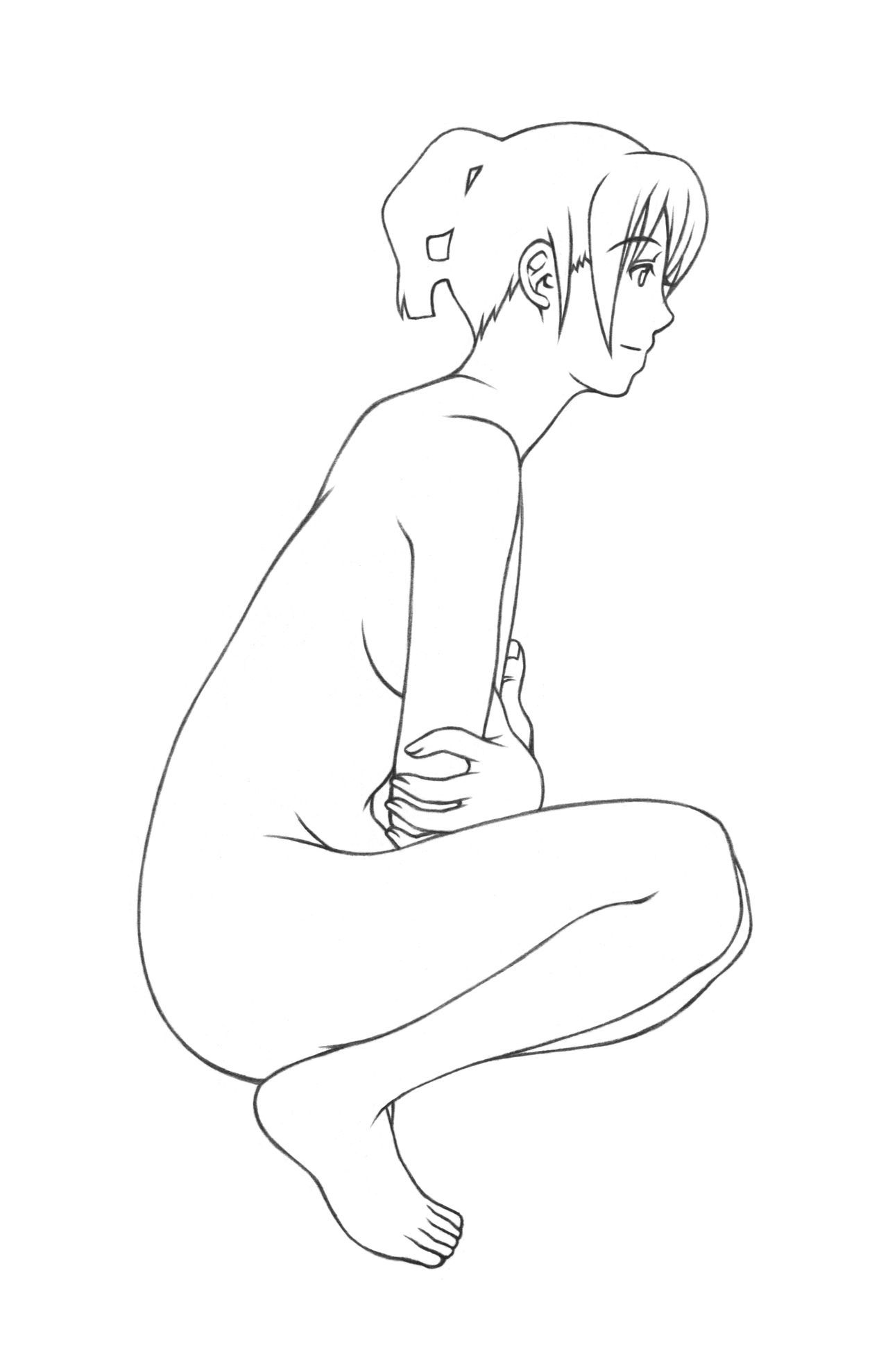 [EbiNoSakaMushi (Mozuku Ouji)] Rafu Illust Pose Shuu vol.01 [海老の酒蒸し (もずく王子)] 裸婦イラストポーズ集 vol.01 37