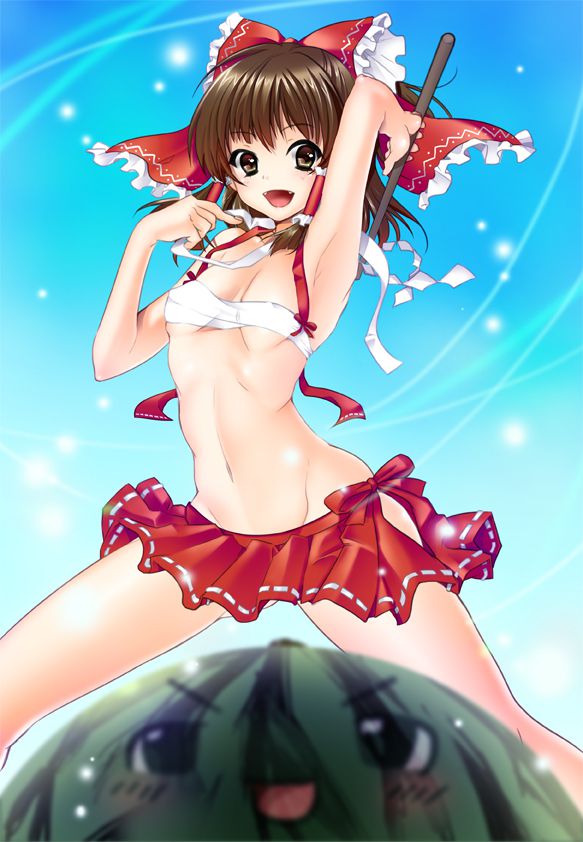 [Promise in the sea] secondary image of the swimsuit girls enjoy the watermelon cracking 16