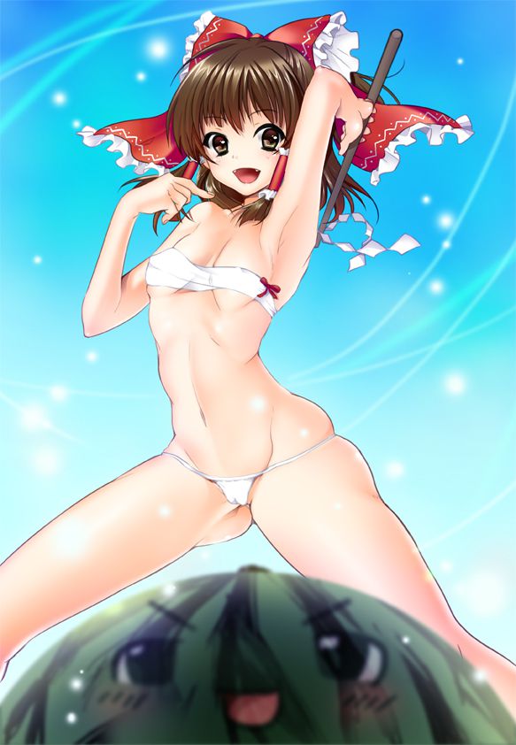 [Promise in the sea] secondary image of the swimsuit girls enjoy the watermelon cracking 17