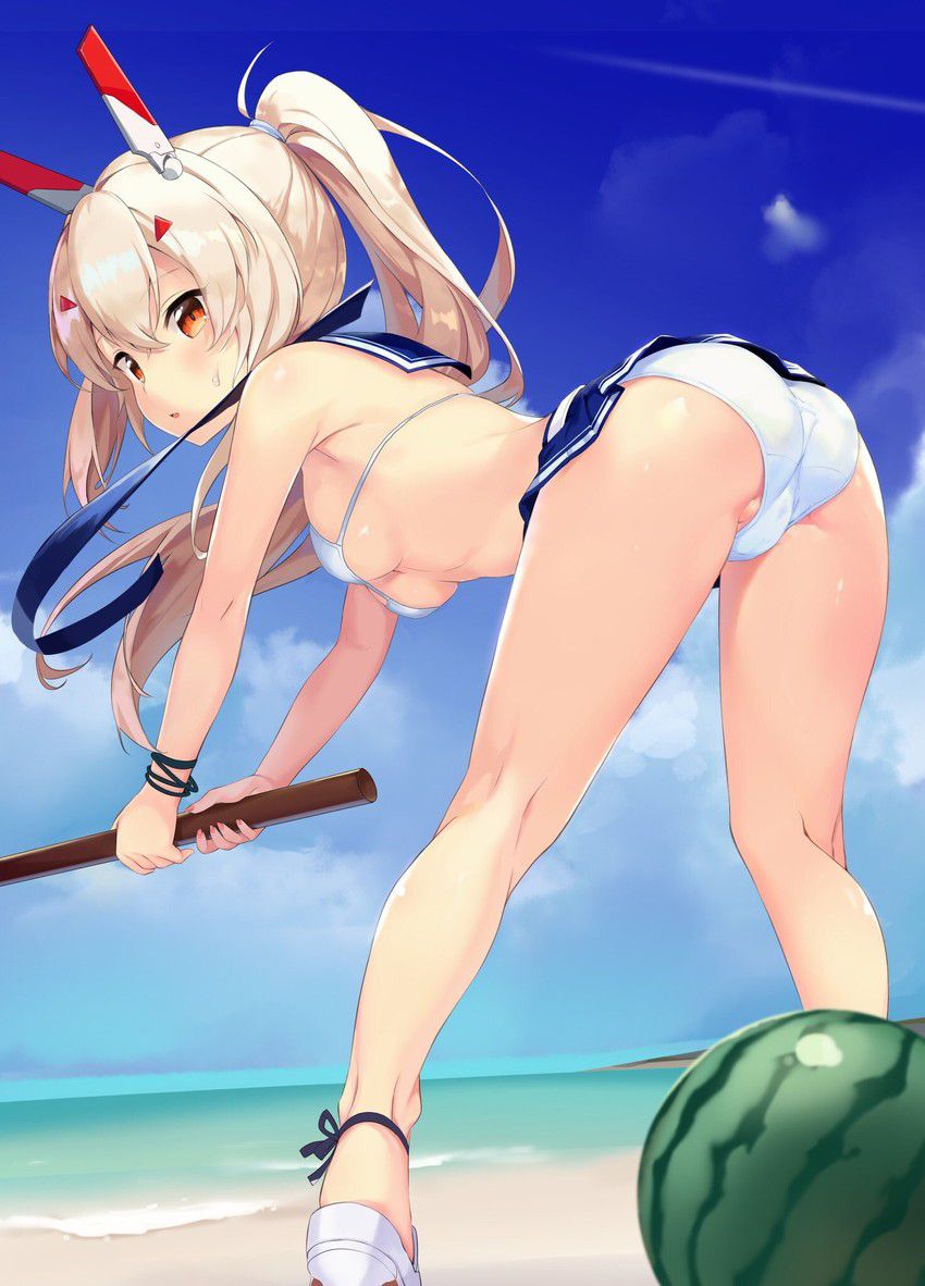 [Promise in the sea] secondary image of the swimsuit girls enjoy the watermelon cracking 22