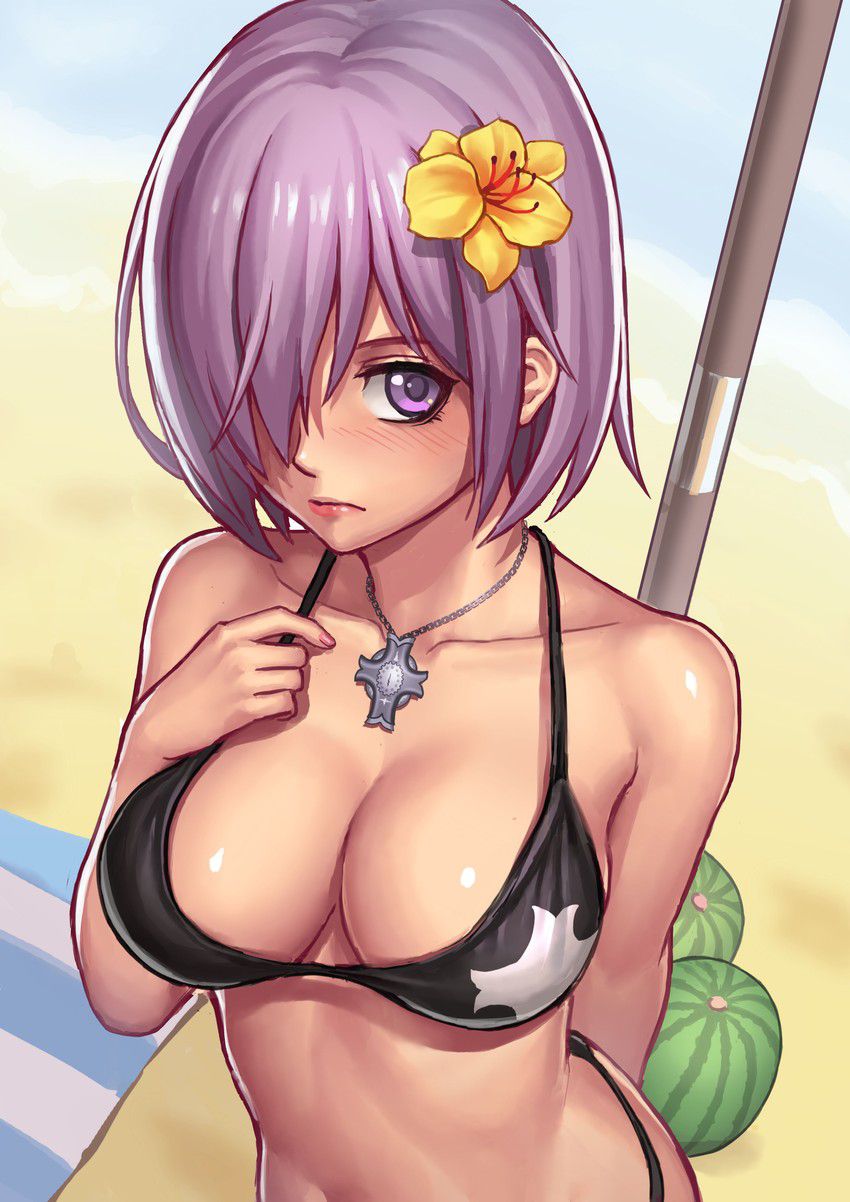 [Promise in the sea] secondary image of the swimsuit girls enjoy the watermelon cracking 30
