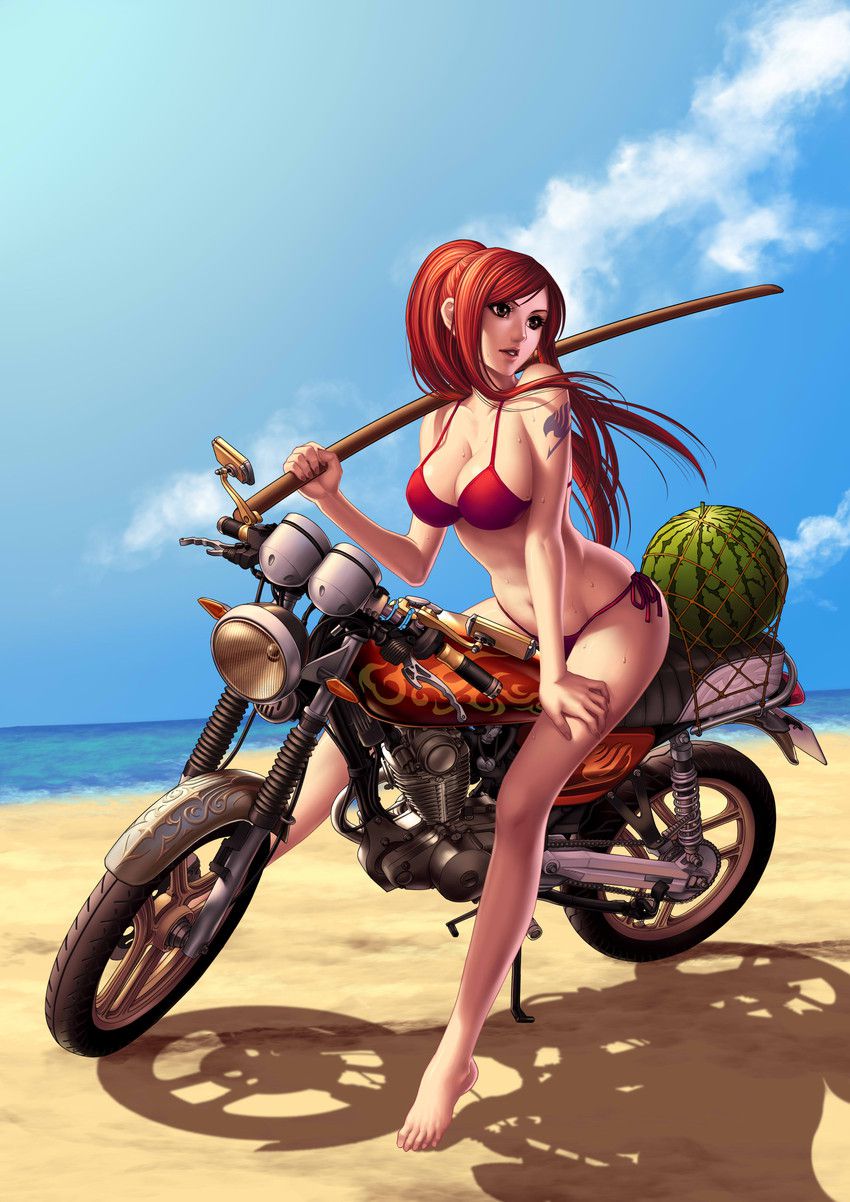 [Promise in the sea] secondary image of the swimsuit girls enjoy the watermelon cracking 31