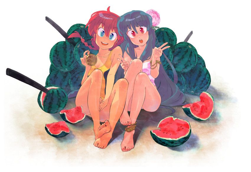 [Promise in the sea] secondary image of the swimsuit girls enjoy the watermelon cracking 33