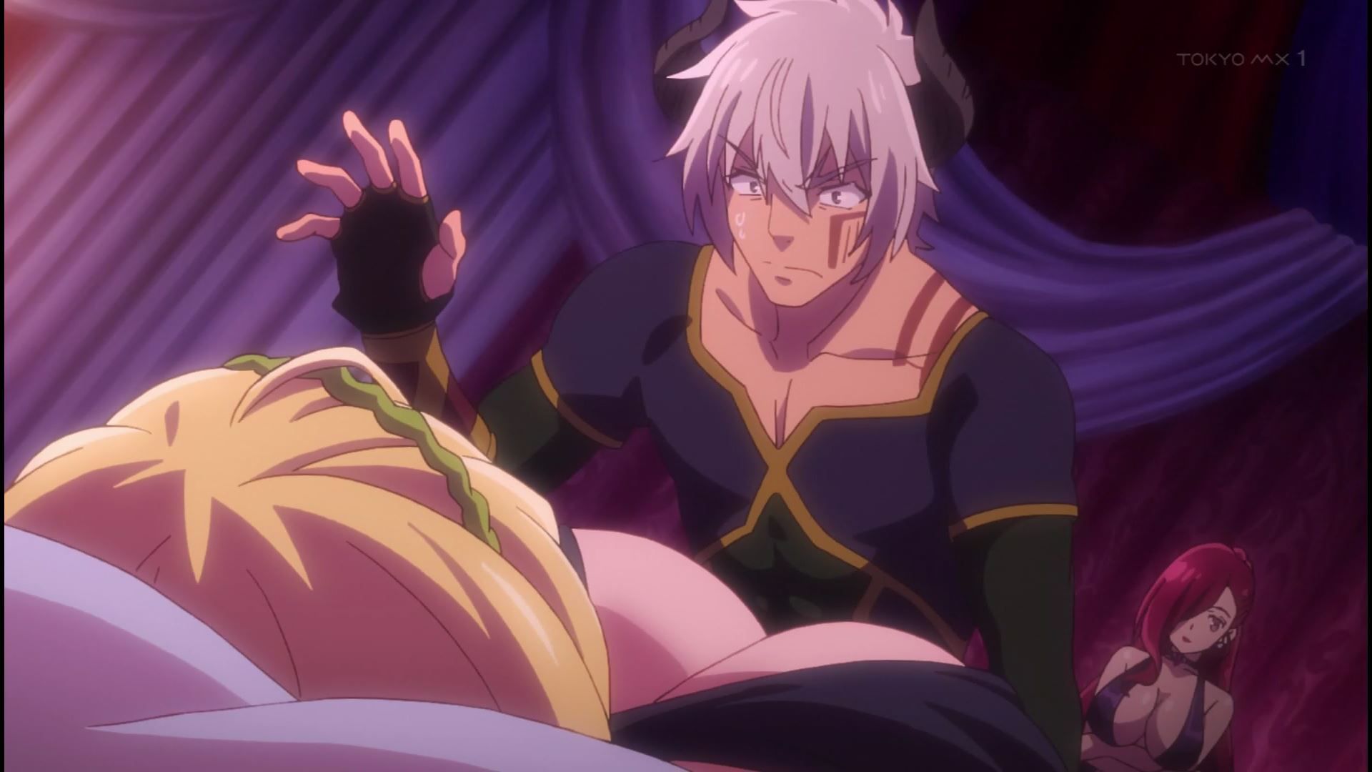 anime [World Maou and summoned girl's slave Magic] 6 story erotic scene that almost like sex 13