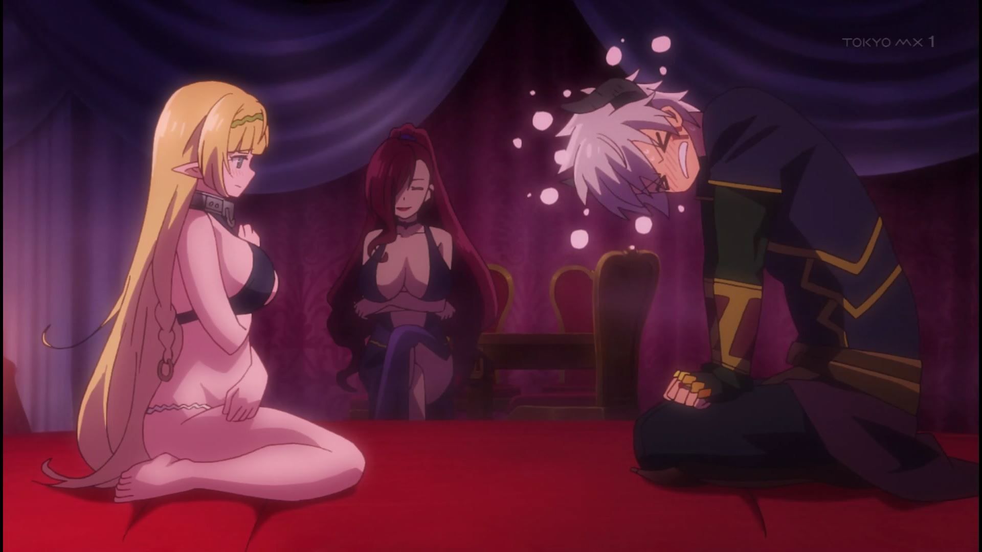 anime [World Maou and summoned girl's slave Magic] 6 story erotic scene that almost like sex 7