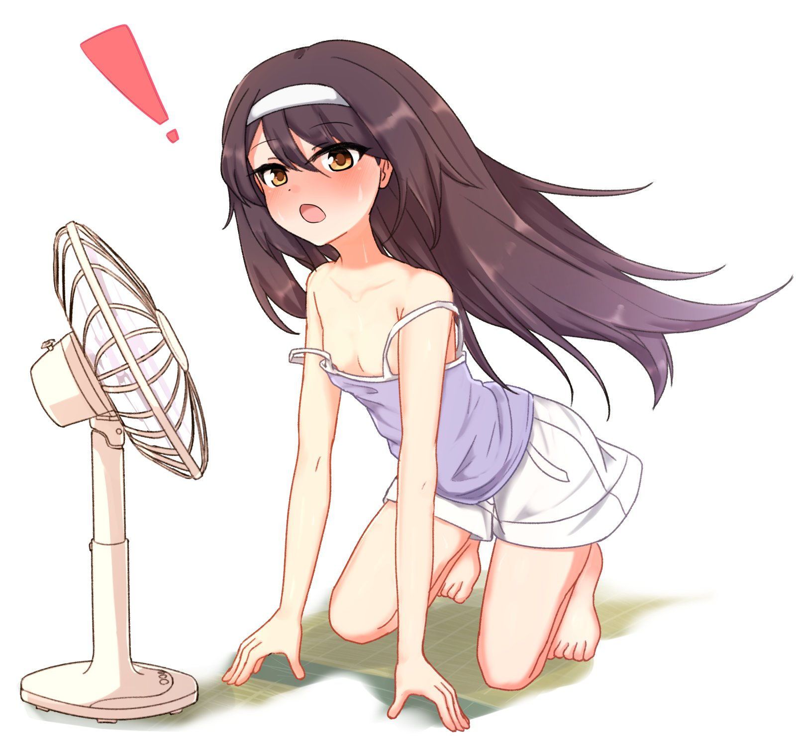 A picture of a summer girl who could endure the intense heat and heat--a sloppy and sexy abomination... 33