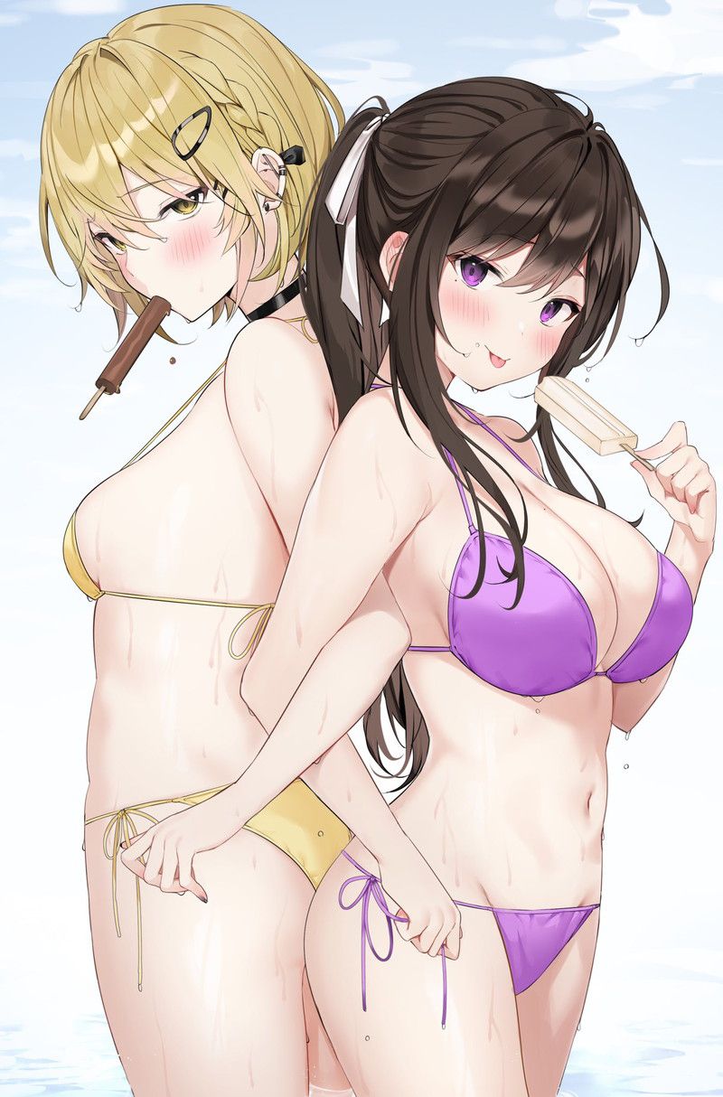 【Secondary】Erotic image of two beautiful girls who can not choose between two parts part 3 【Harem】 1
