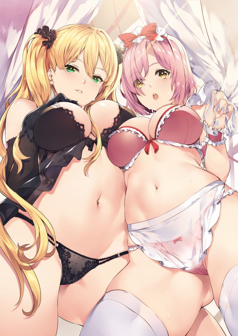 【Secondary】Erotic image of two beautiful girls who can not choose between two parts part 3 【Harem】 3