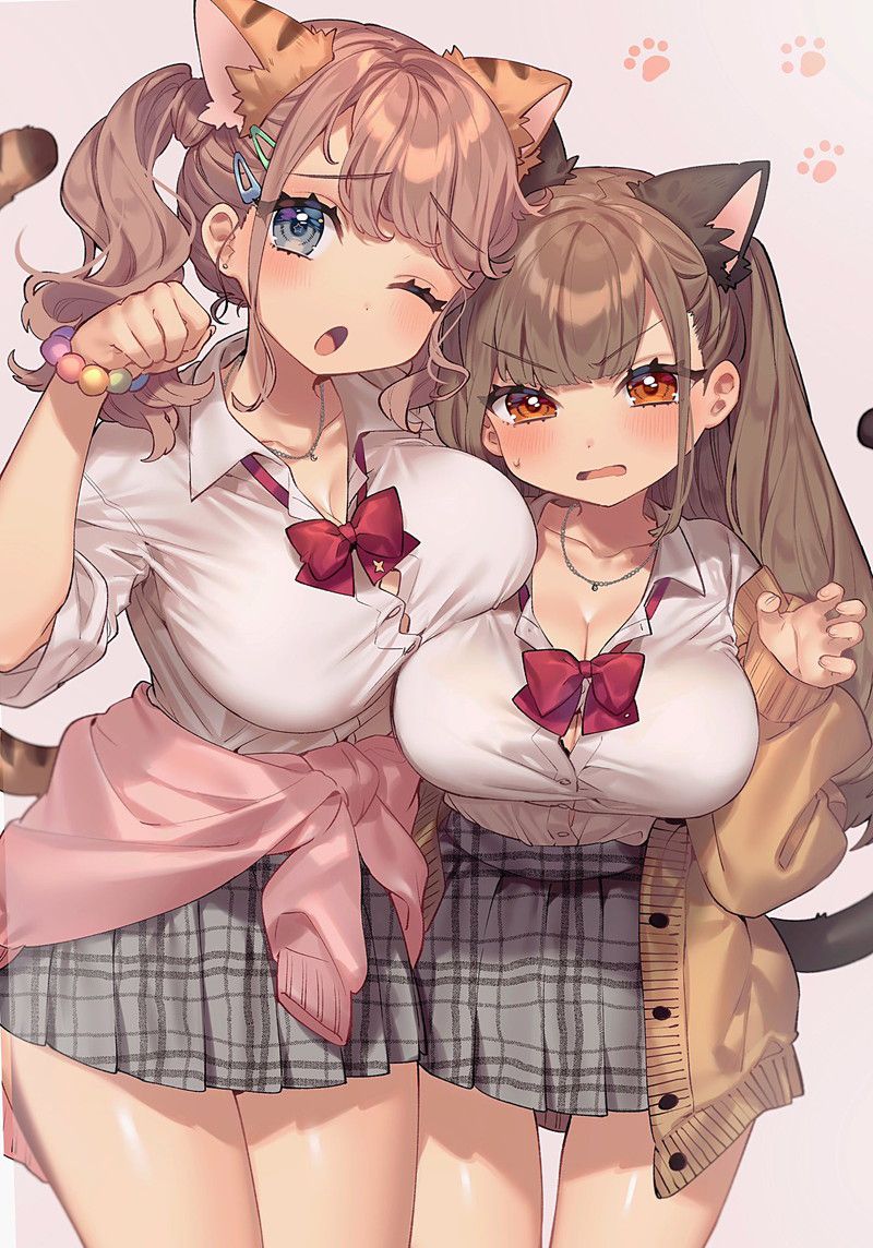 【Secondary】Erotic image of two beautiful girls who can not choose between two parts part 3 【Harem】 51