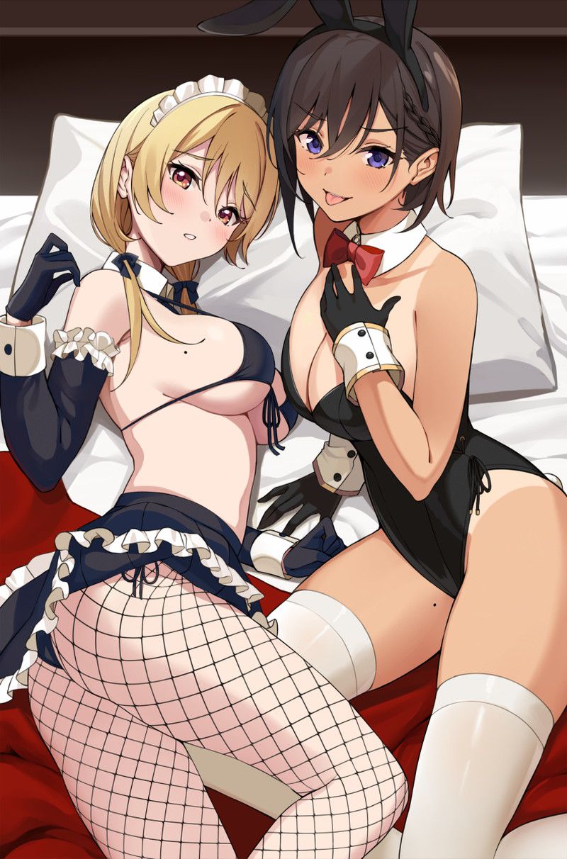 【Secondary】Erotic image of two beautiful girls who can not choose between two parts part 3 【Harem】 7