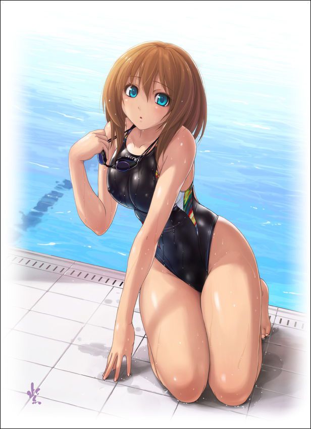 The girl and the elder sister of the swimsuit who is tightening the body tightly wet in water (* ´ д ' *) nuke ㉔ 26