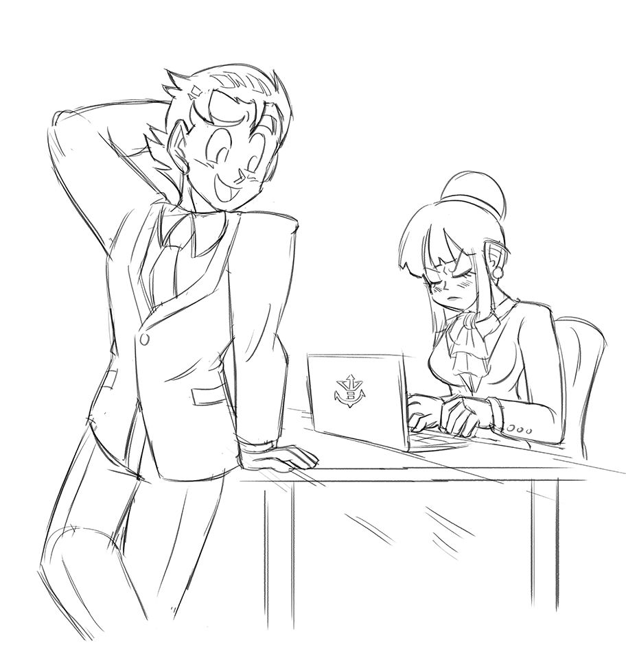 [Funsexydragonball] Business AU (Dragon Ball Super) [Ongoing] 1