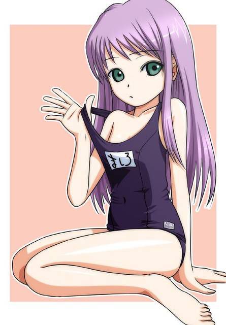 [56 pieces] Cute Erofeci image collection of two-dimensional school swimsuit. 44 10