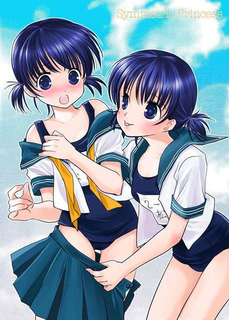 [56 pieces] Cute Erofeci image collection of two-dimensional school swimsuit. 44 19