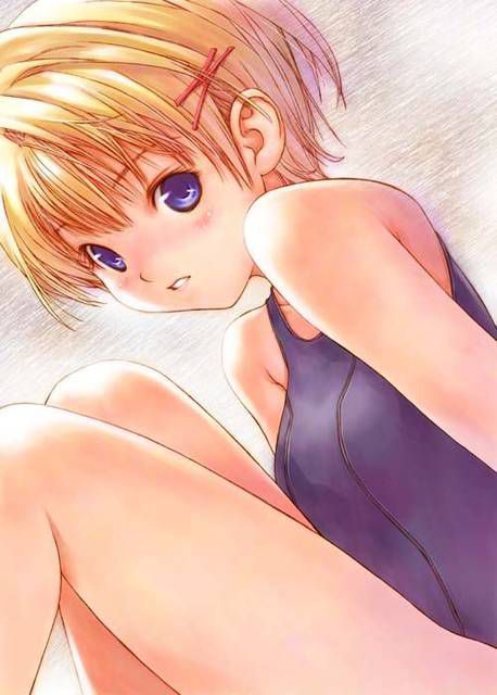 [56 pieces] Cute Erofeci image collection of two-dimensional school swimsuit. 44 21