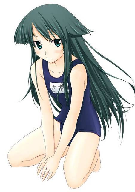 [56 pieces] Cute Erofeci image collection of two-dimensional school swimsuit. 44 30