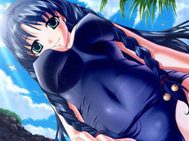 [56 pieces] Cute Erofeci image collection of two-dimensional school swimsuit. 44 41