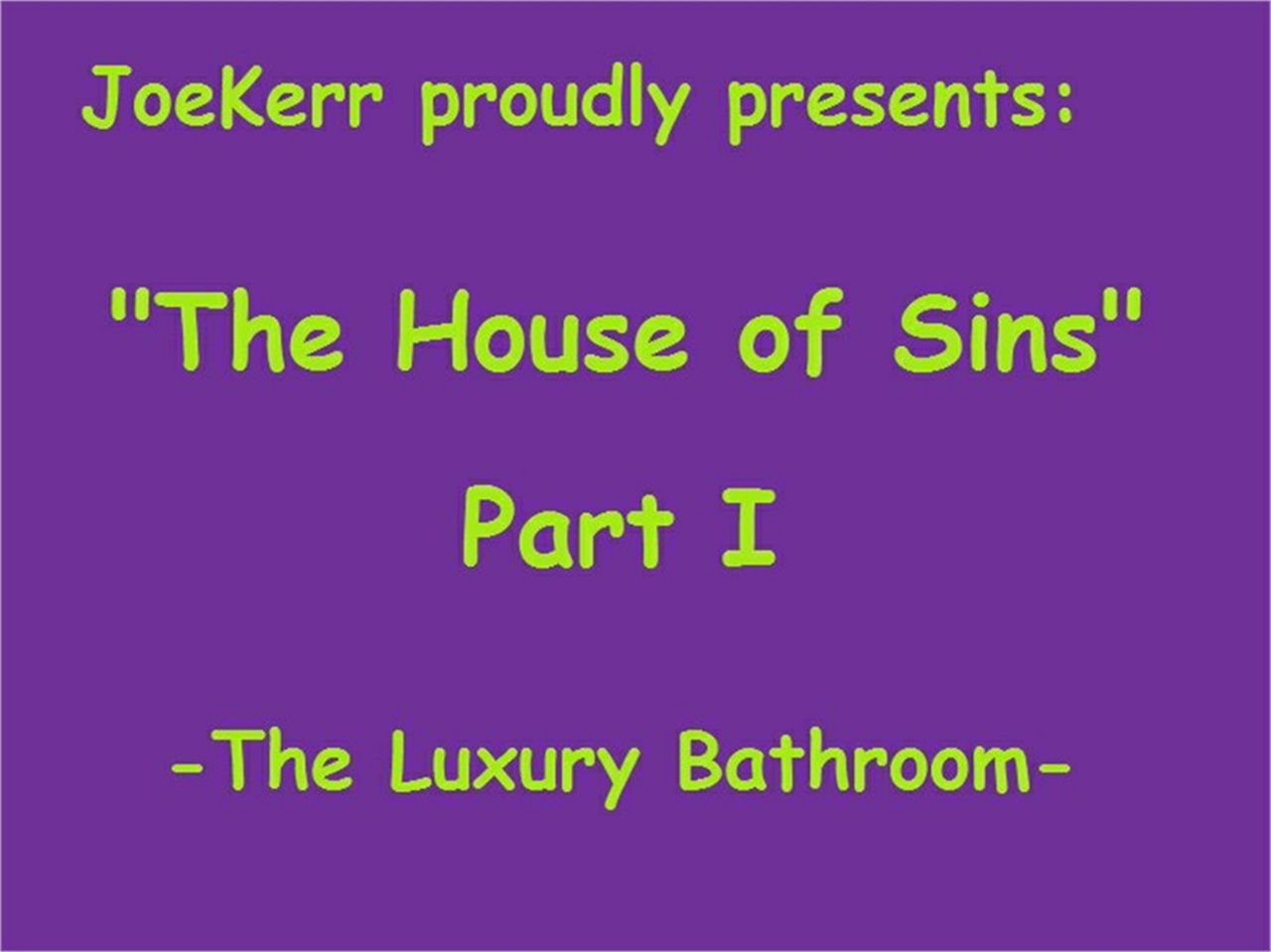 [Joe Kerr] The House Of Sins - Part 1-2 2