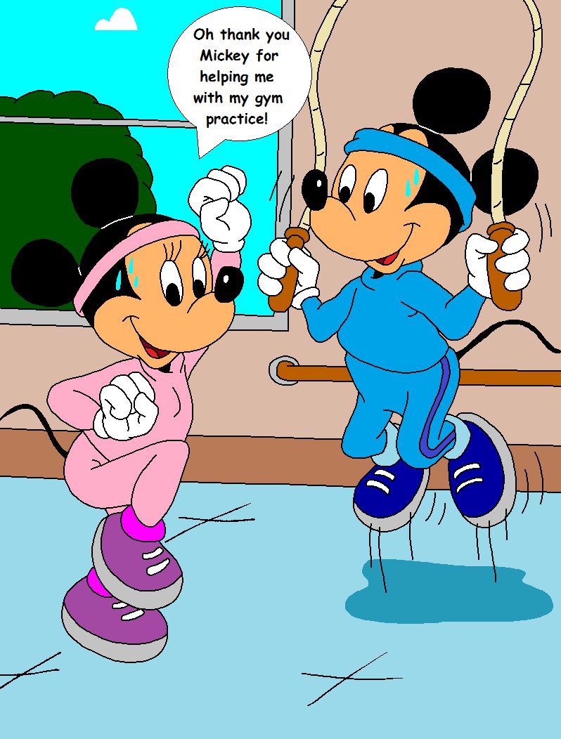 Mickey & Minnie - Gym Practice 1