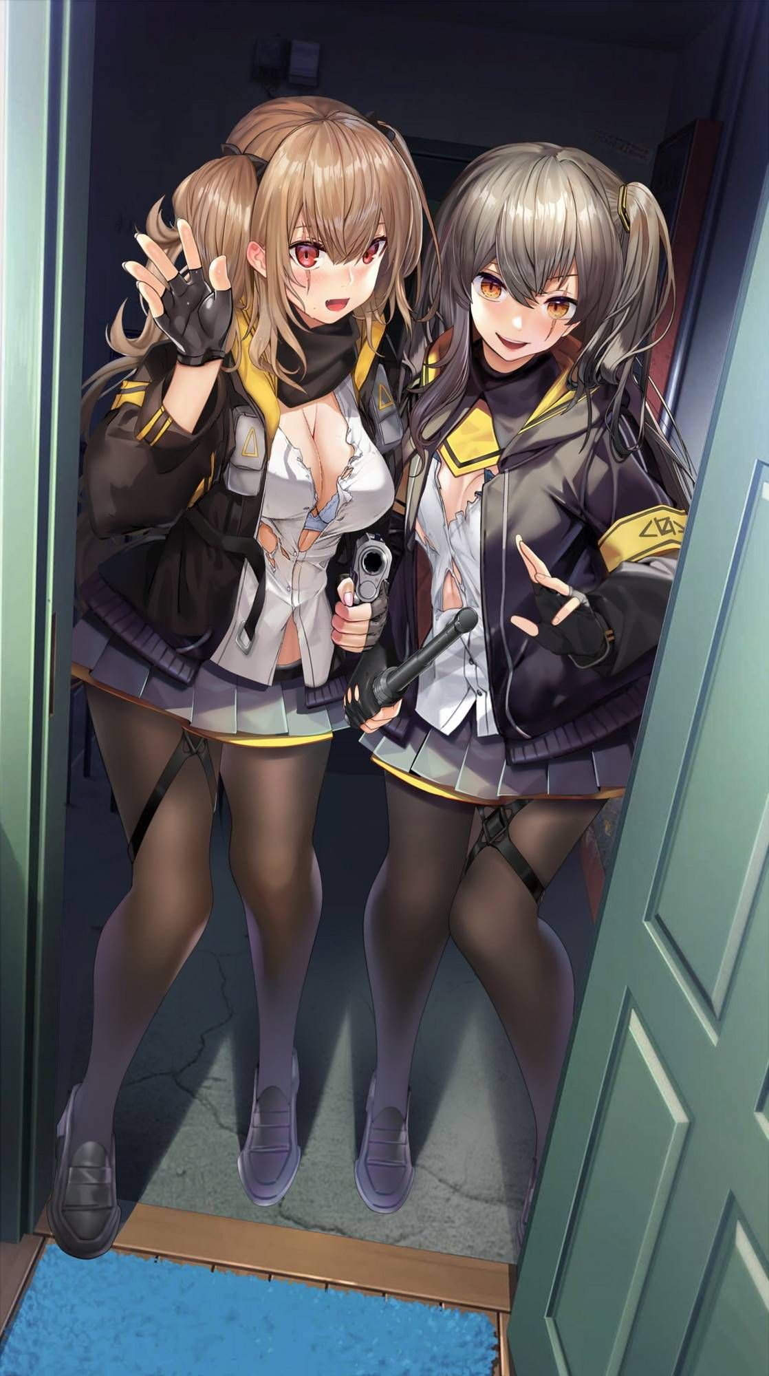 【Dolls Frontline】"Everyone is a family from now on!" UMP9 &amp; UMP45 moe &amp; erotic image ☆ (3) [Girl front] 1