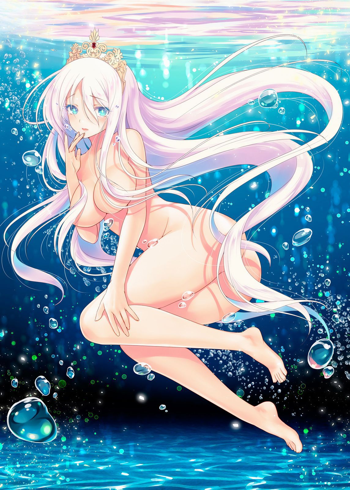 【Erotic Anime Summary】 Beautiful women and beautiful girls who hide their with hair instead of bras 【Secondary erotica】 28