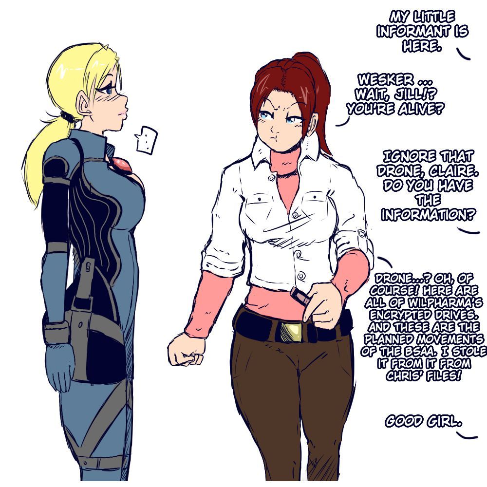 [Shishikasama] Claire & Wesker (Resident Evil) (Sketches) 10